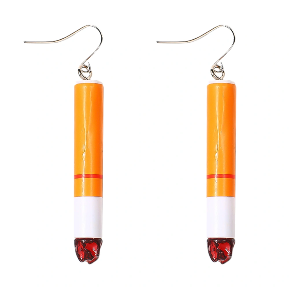 1 Pair Creative Cigarette Eardrop Fashion Earring Ornament Women Girls Ear Jewelry