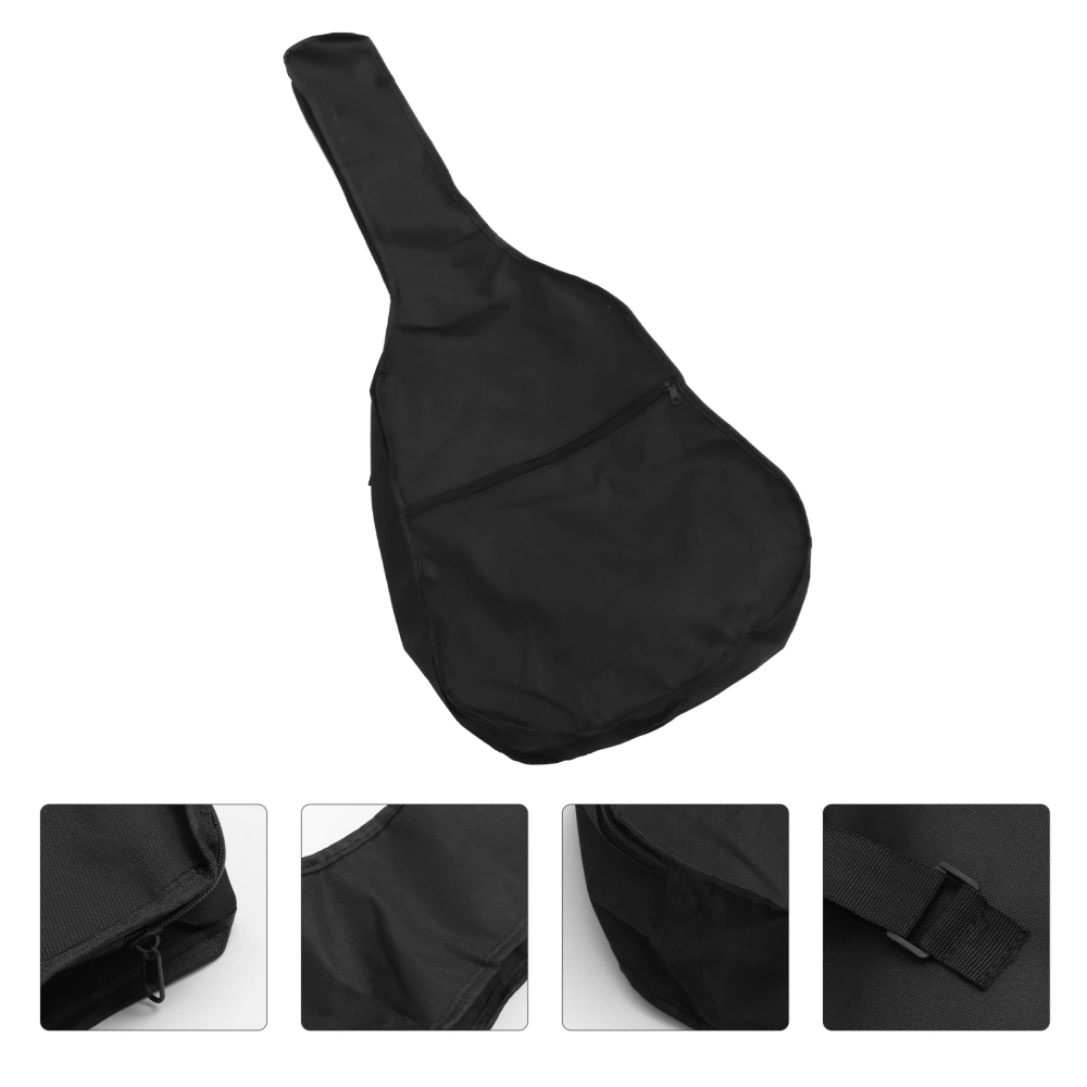 41 inch Waterproof Oxford Cloth Folk Guitar Bag Black Gig Bag Guitar Carrying Case