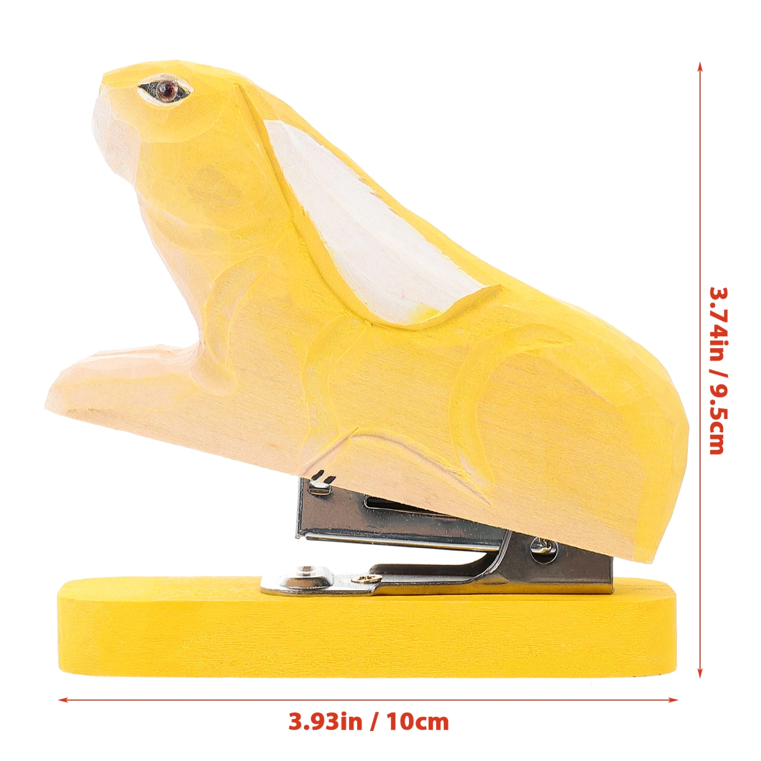 Office Supply Handmade Stapler Small Stapler Wooden Animal Stapler Statue Sculpture