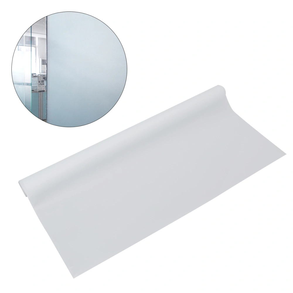 PVC Non Adhesive Window Film Privacy Self Static Cling Window Glass Film Sticker for Home and Office (Frost)