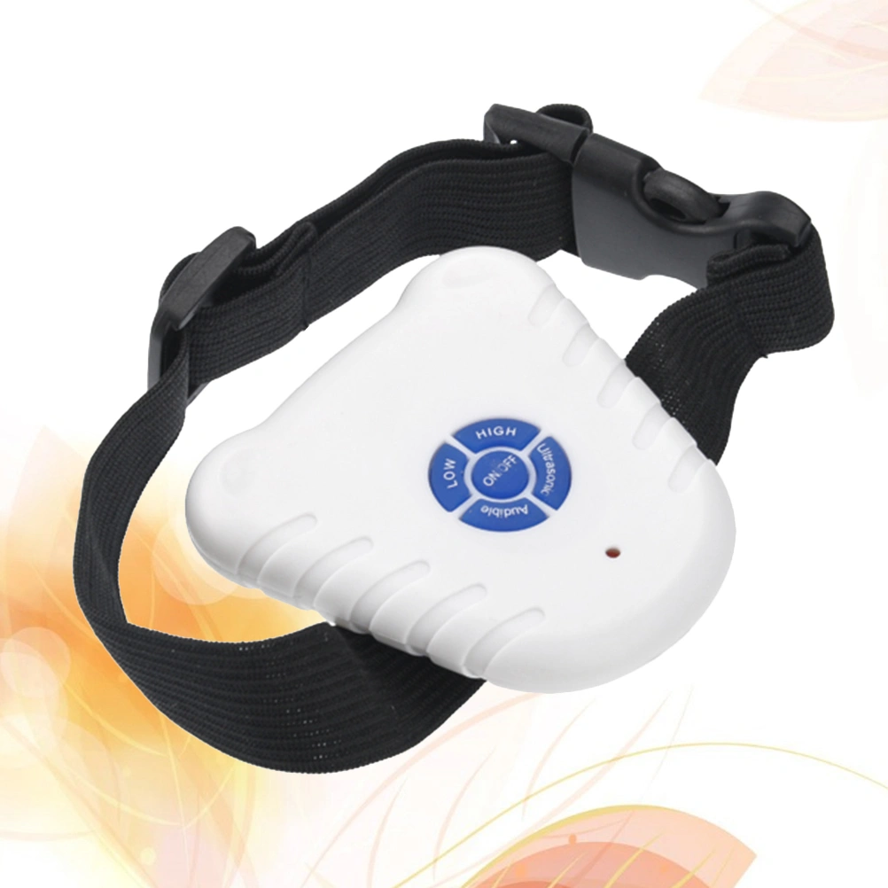 Dog Stop Bark Collar Ultrasonic Barking Repeller Control Trainer Training Device Pet Puppy Anti Barking Dog Training Collars