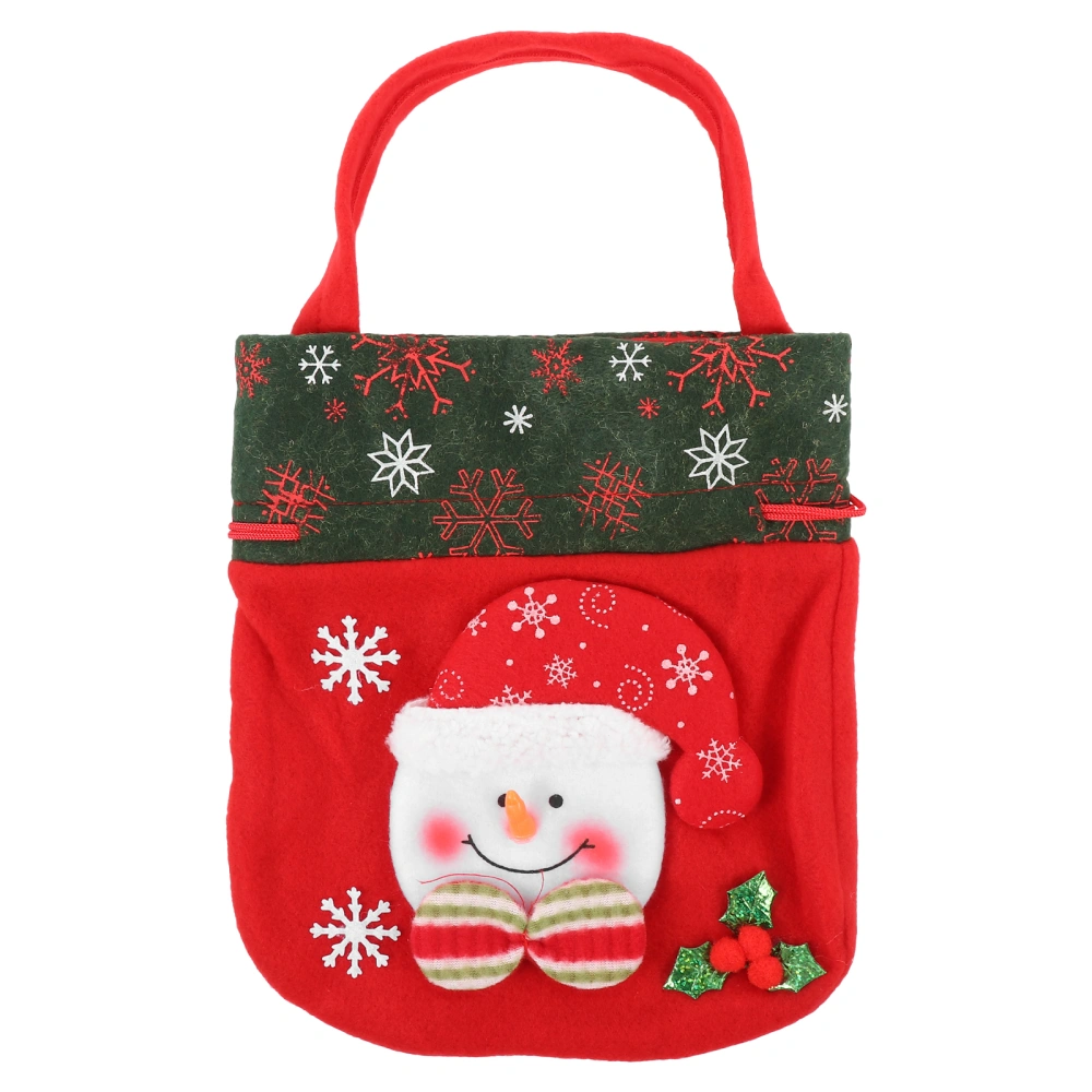 1pc Non-woven Fabric Pouch 3d Candy Bag Exquisite Gift Bag Christmas Themed Bag