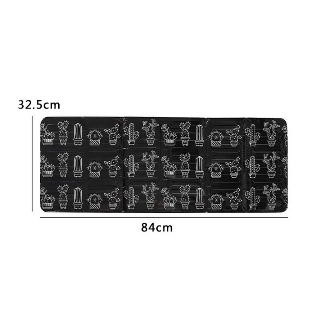 2pcs Gas Stove Aluminum Foil Plates Heat-insulation Board Kitchen Cooking Oil Splatter Guard Stove Anti-splash Oil Baffle (Cactus)