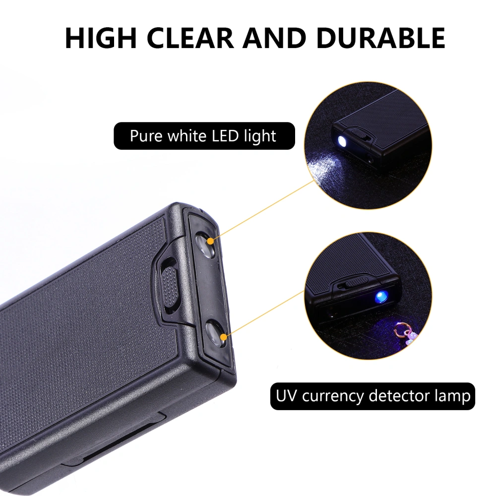 Practical Magnifying Glass Jewelry Identification Amplifier LED Magnifying Glass