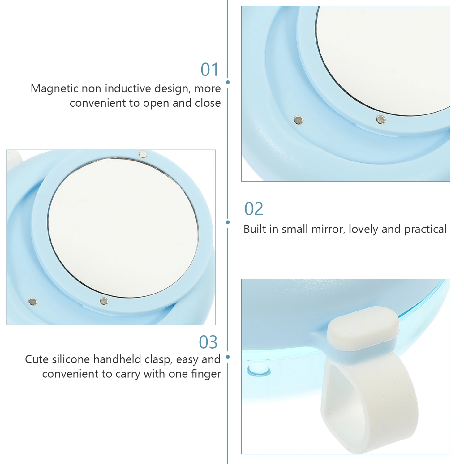 Dustproof Brace Case Portable Denture Case Orthodontic Retainer Case Small Brace Retainer