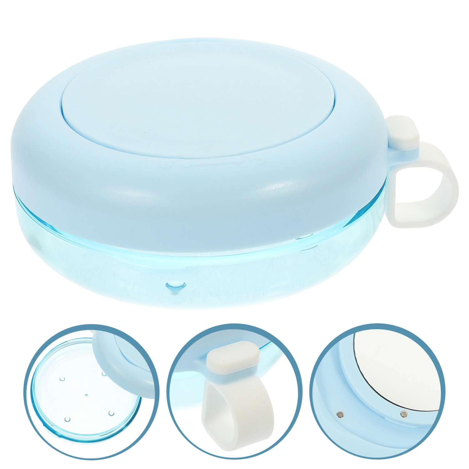 Dustproof Brace Case Portable Denture Case Orthodontic Retainer Case Small Brace Retainer