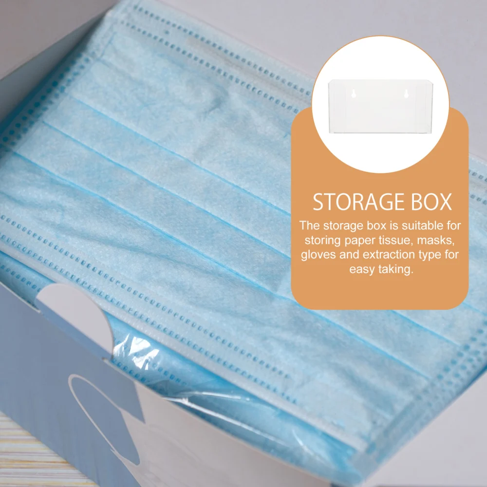 1 Set of Wet Wipes Box Toilet Paper Box Tissue Mask Holder Plastic Wipes Dispenser Mask Storage Case