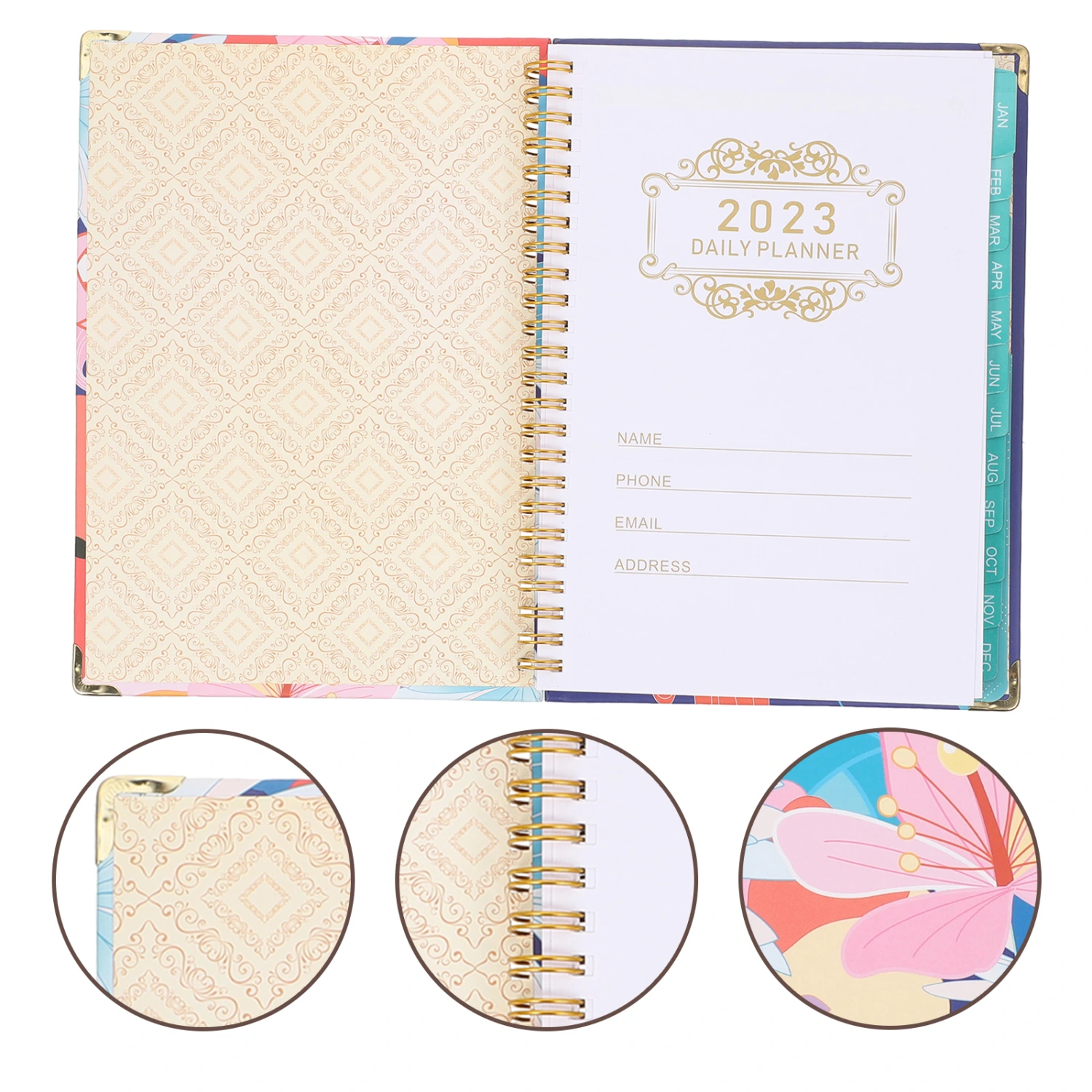 English Planner Calendar Planner Coil Schedule Book Happy Planner Student Gift