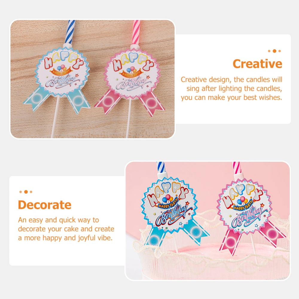 Birthday Candles Singing Cake Candles Baby Shower Birthday Cake Decoration