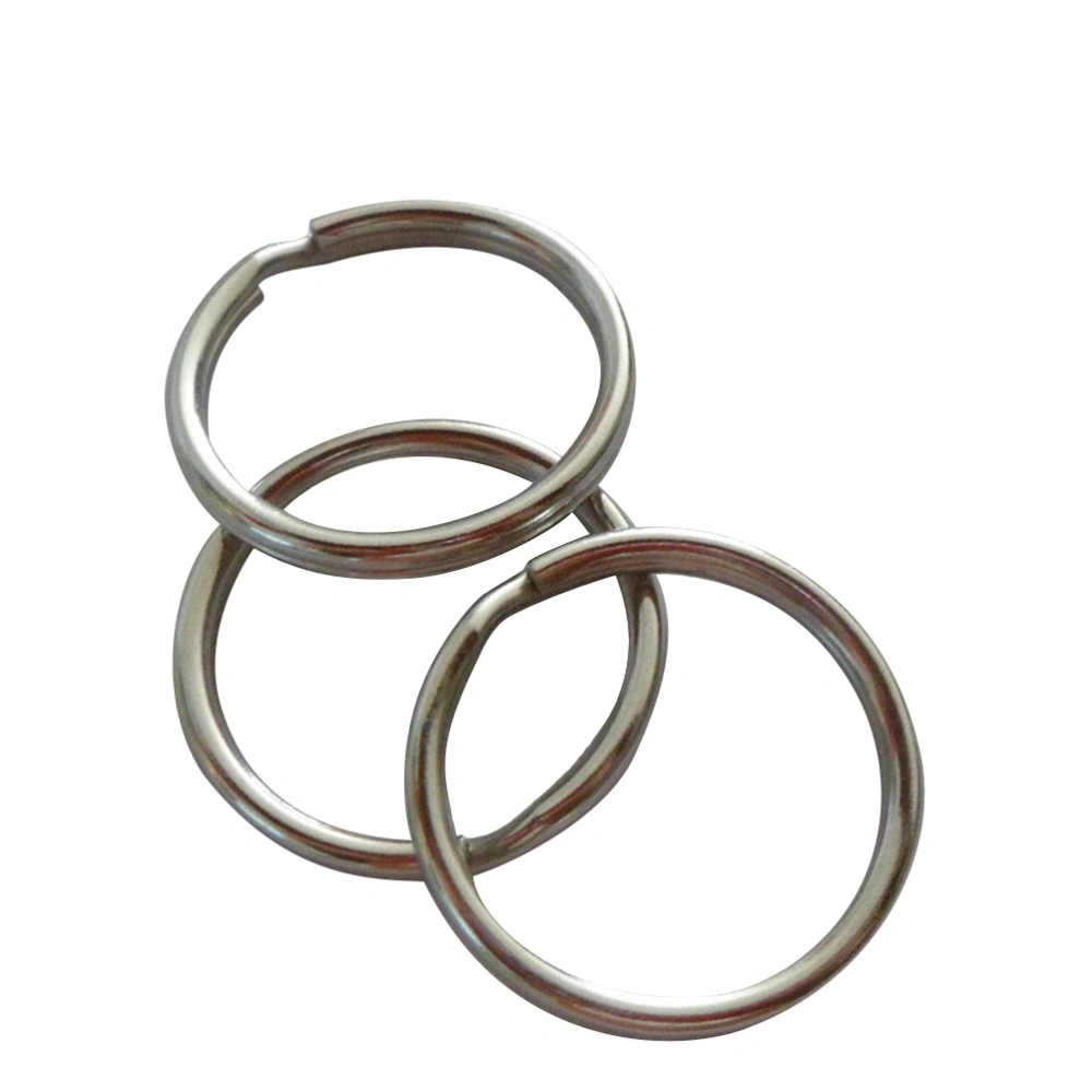 12Pcs Metal Keychain Rings Round Split Durable Key Rings for DIY Craft Home Car Keys Holder 32mm