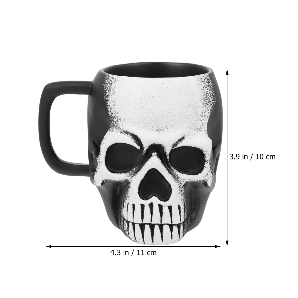 1Pc Skull Design Halloween Cup Unique Home Water Cup Chic Beverage Cup