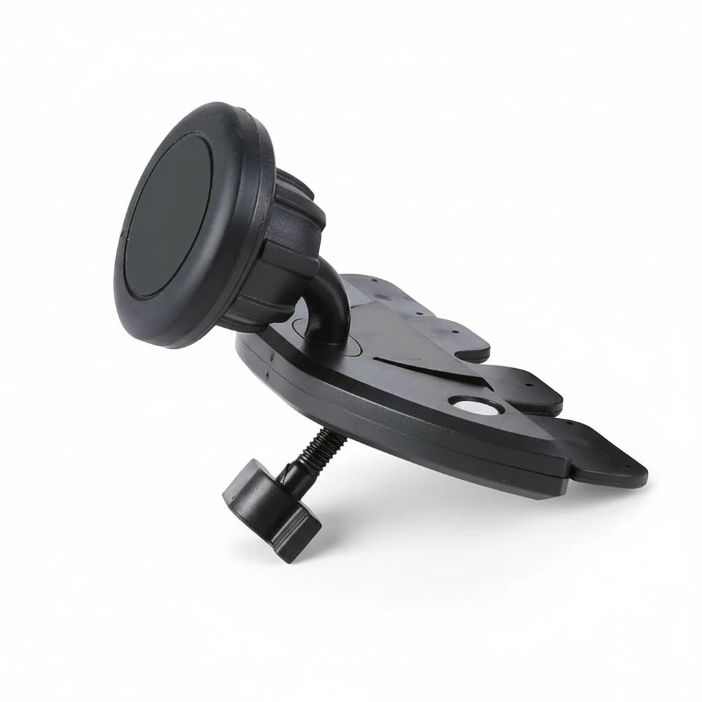 Universal Magnetic CD Player Slot Car Phone Mount for iPhone X 8 7 6 6S Galaxy S9 S8 S7 S7 GPS Tablet (Black)