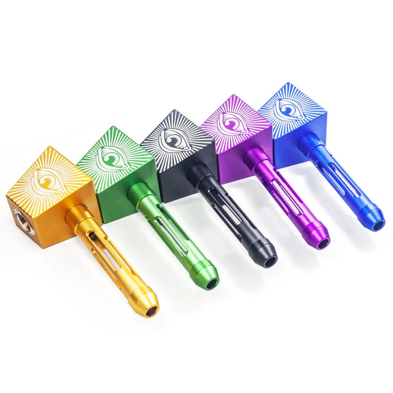 Fashion Simple Aluminum Alloy Pyramid Pipe