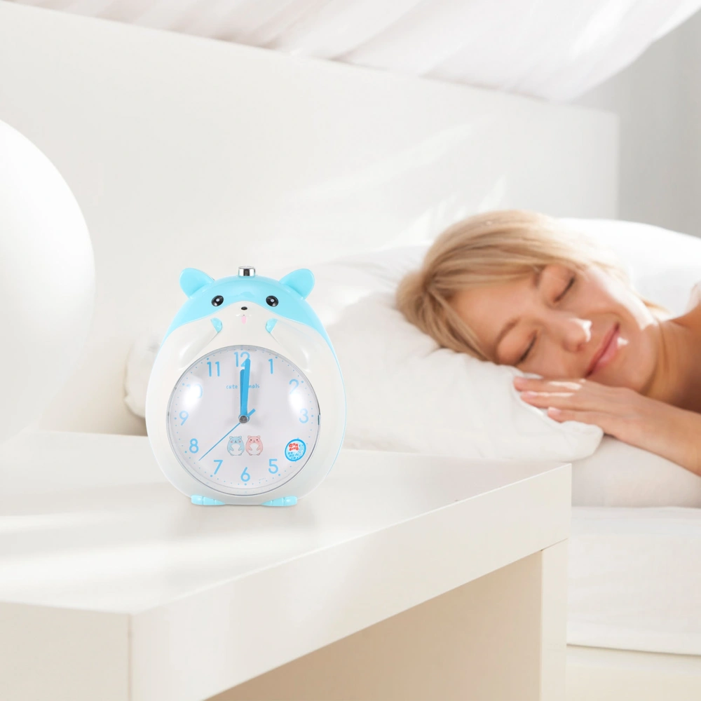 Children Alarm Clock Cartoon Hamster Clock Night Light Alarm Clock for Boys Girl