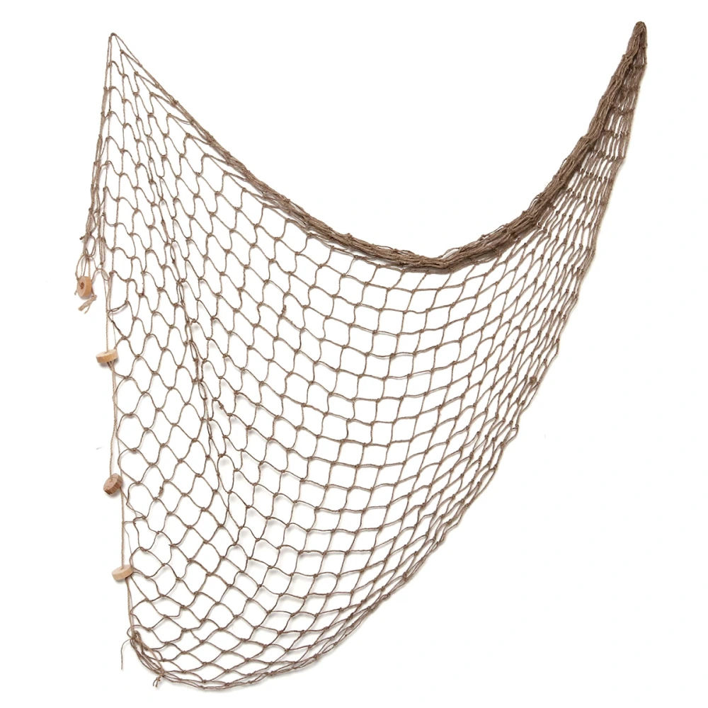 100*200cm Mediterranean Style Decorative Fish Netting Marine Fishing Net Wall Decoration Photographing Background