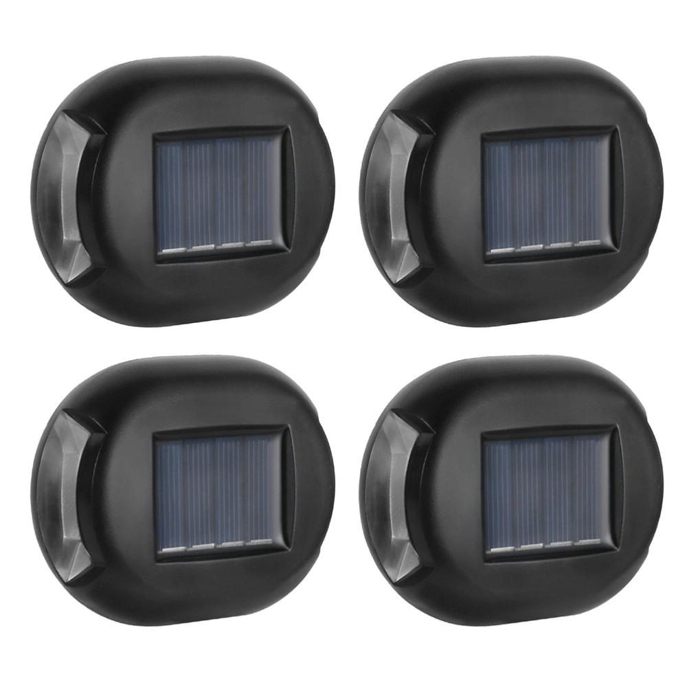 4Pcs Solar Wall Light Convenient Outdoor LED Wall Light Garden Ornament