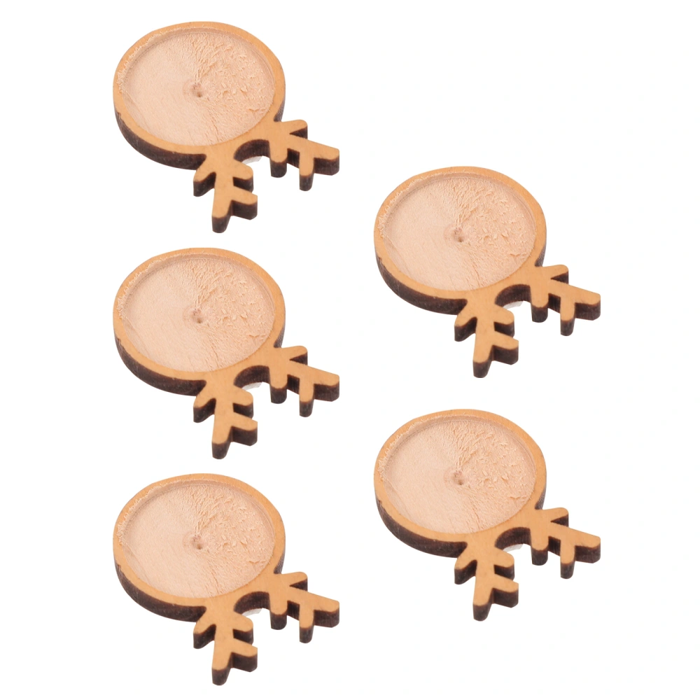 5pcs Breastpin Trays DIY Brooch Bases Brooch Making Accessories Brooch Bases