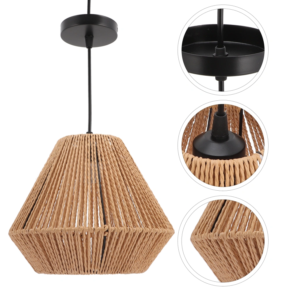 Rattan Pendant Light Ceiling Light Fixture Rattan Chandelier Ceiling Lamp