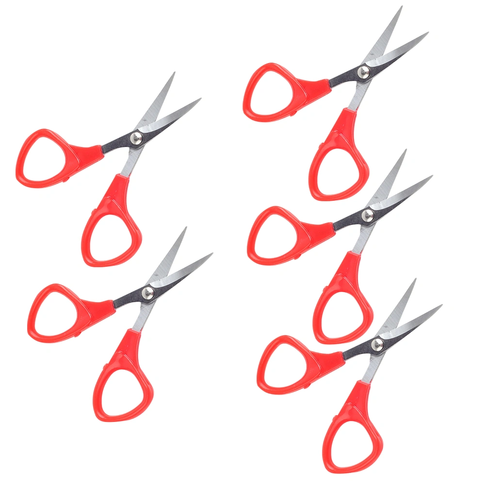 5pcs Cross Stitch Scissors Embroidery Thread Shears Stainless Steel Embroidery Curved Scissors Tailor Cutting Tool