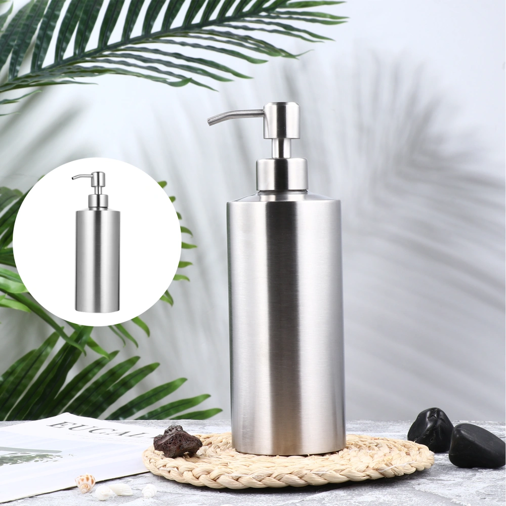 1 Pc Novel Shampoo Storage Bottle Simple Lotion Bottle Stainless Bottle