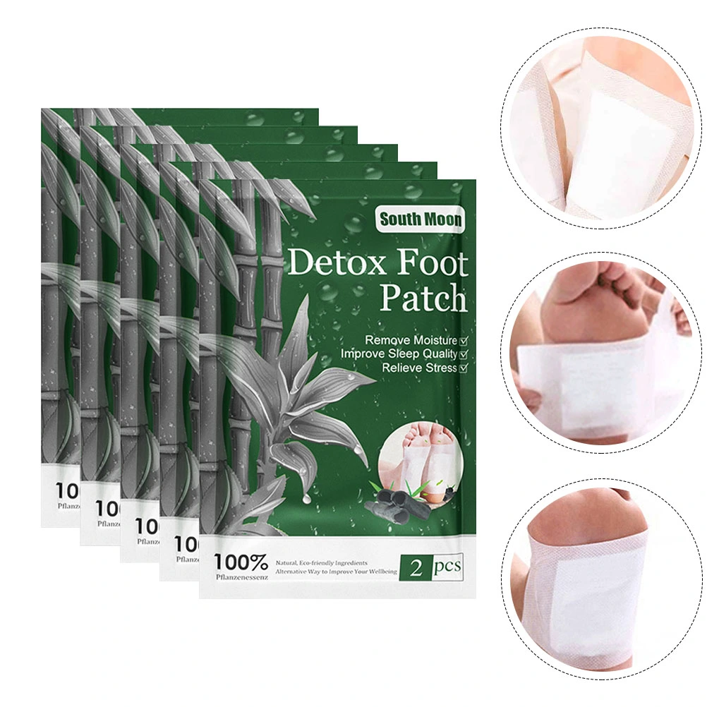 10Pcs Natural Herbal Foot Pads Foot Care Pads Adhesive Foot Pads Adult Foot Stickers