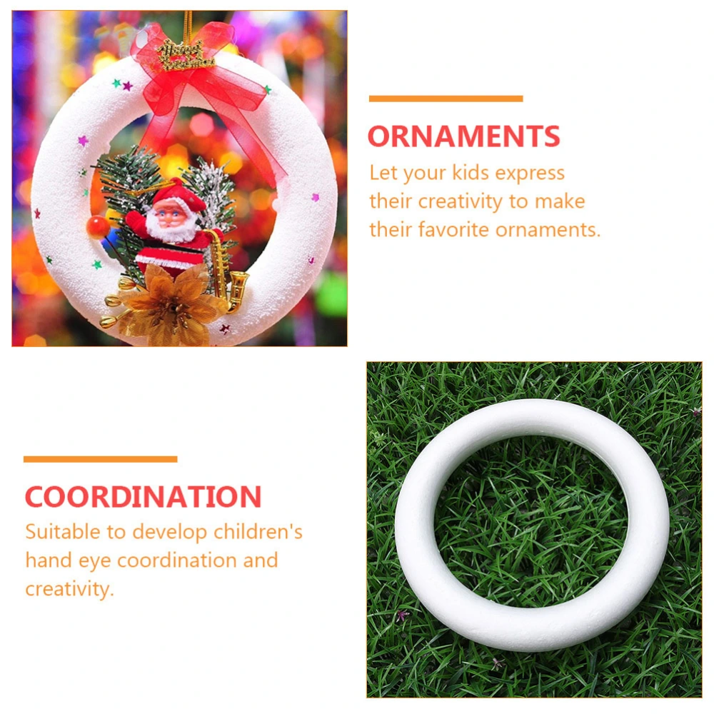 3Pcs Circular Ring Art Painting Material Model Funny DIY Accessory for Kid Child