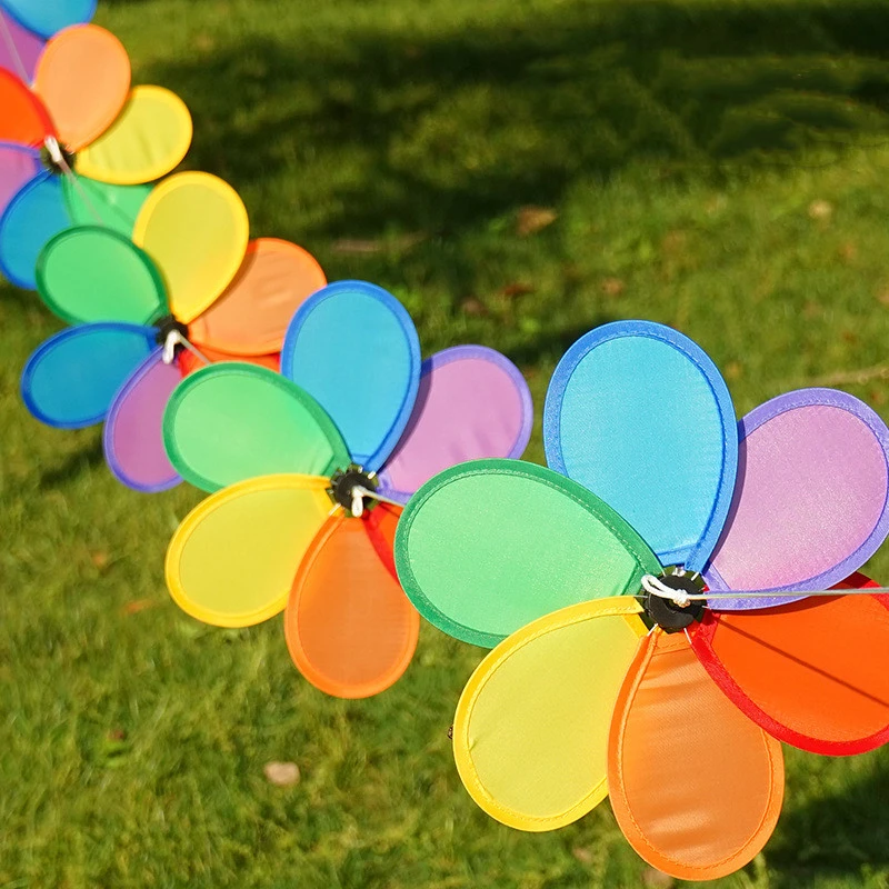 Fashion 8 Flowers String Flags Decoration