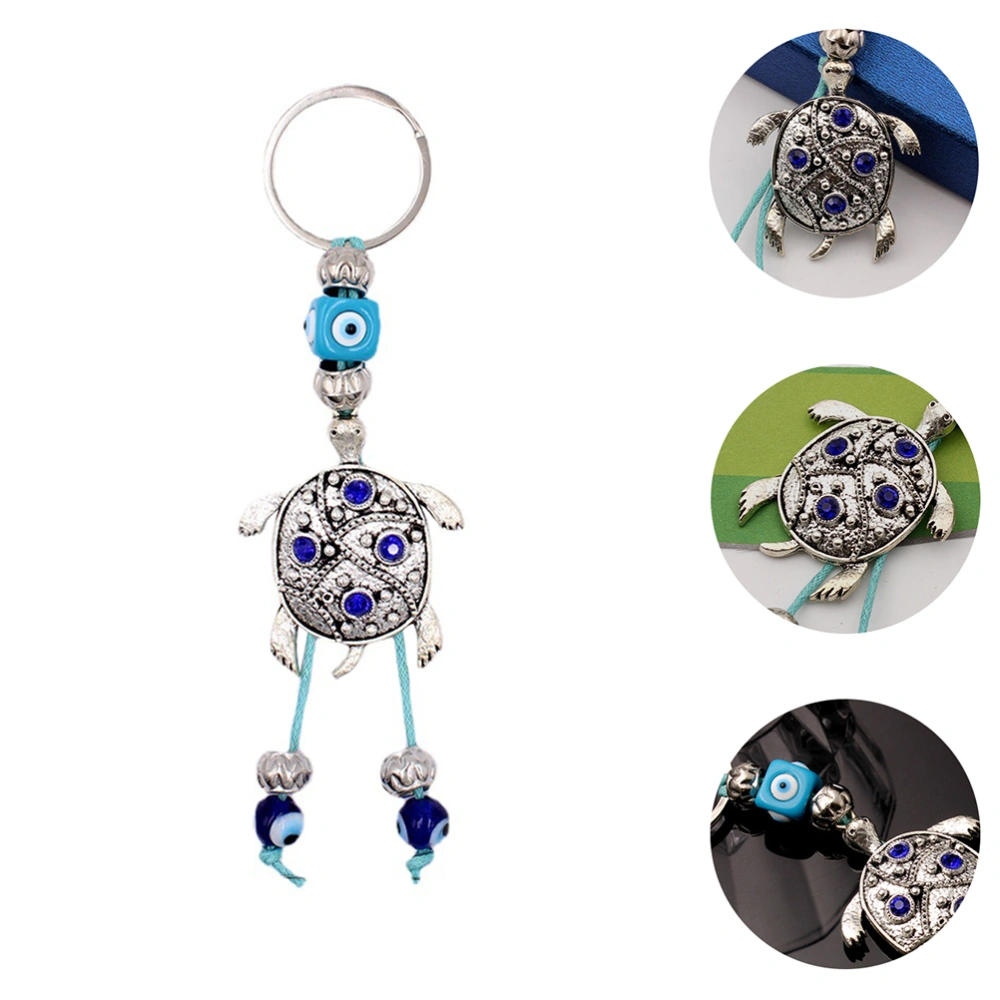 Tortoise Key Chain Key Circle Blue Eyes Key Ring Turkish Style Key Ring Holder