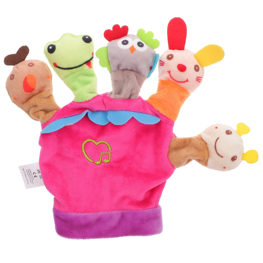 Kids Finger Puppets Finger Cover Toy Parent-child Interactive Toys with Music