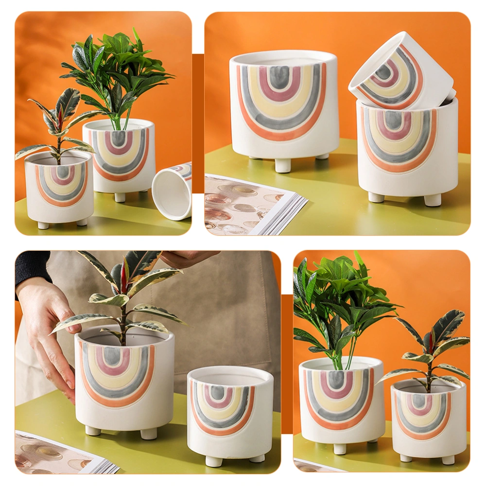 Creative Ceramic Flower Pot Stylish Ceramic Flowerpot Lovely Ceramic Planter