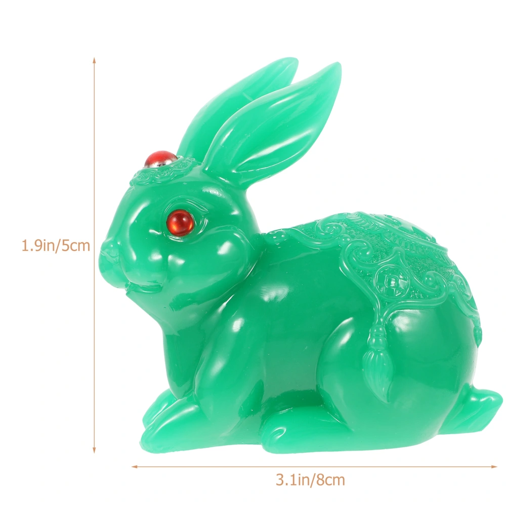 Bunny Figurine Easter Rabbit Ornament Bunny Figurine Adornment Party Gift