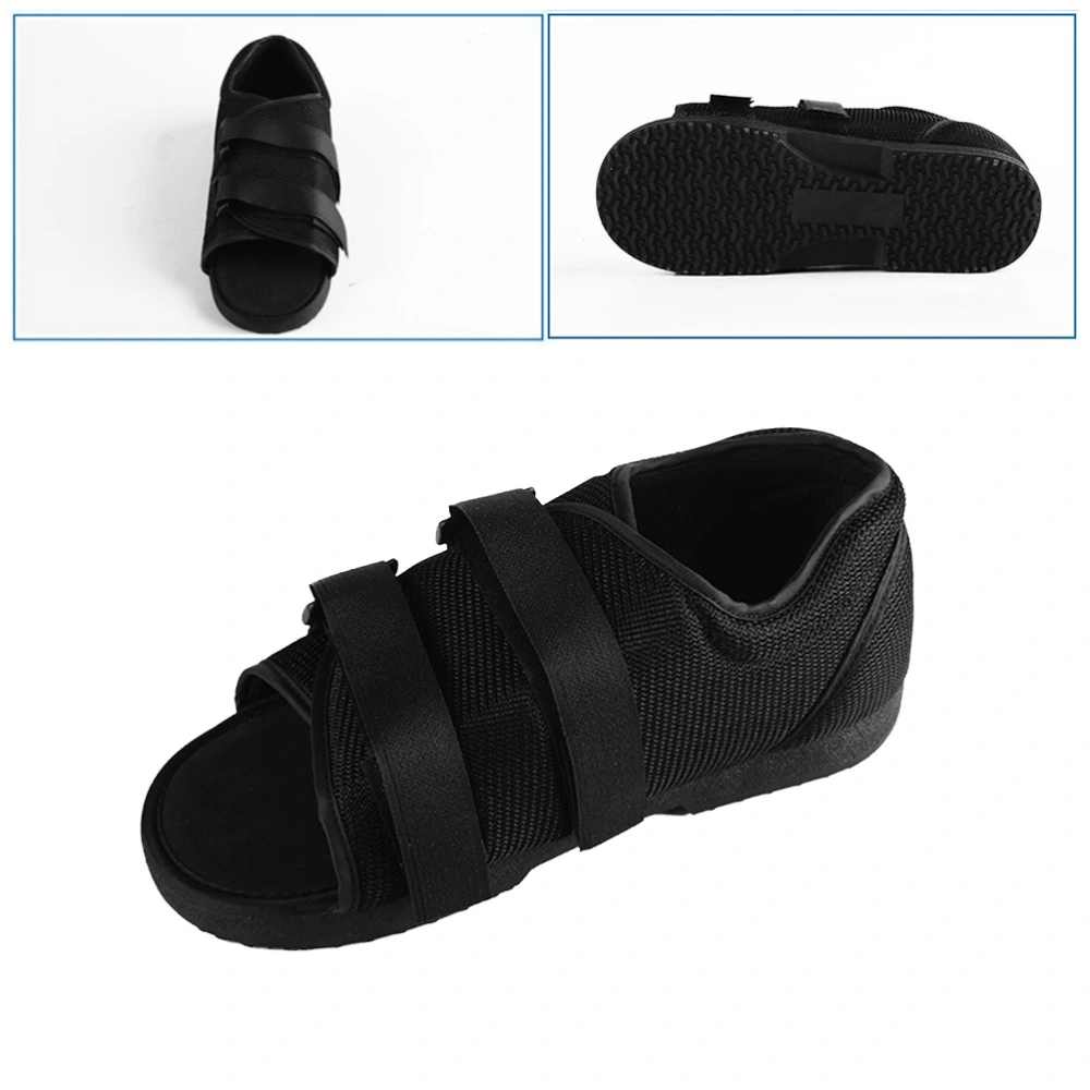 Widened Adjustable Shoes Fat Wide Surgery After Injury Deformed Thumb Valgus Shoes (WS Black)