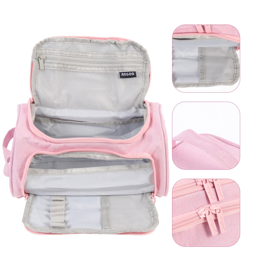 Multi-function Stationery Organizer Large Capacity Pencil Bag Canvas Pen Pouch Portable Pen Bag