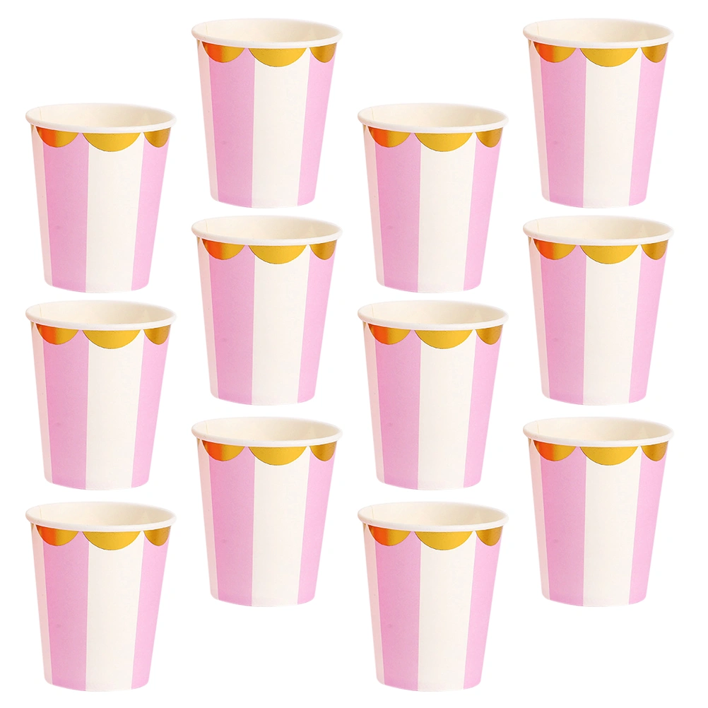 20pcs Disposable Water Cups Professional Mild Paper Cup Durable Paper Cup