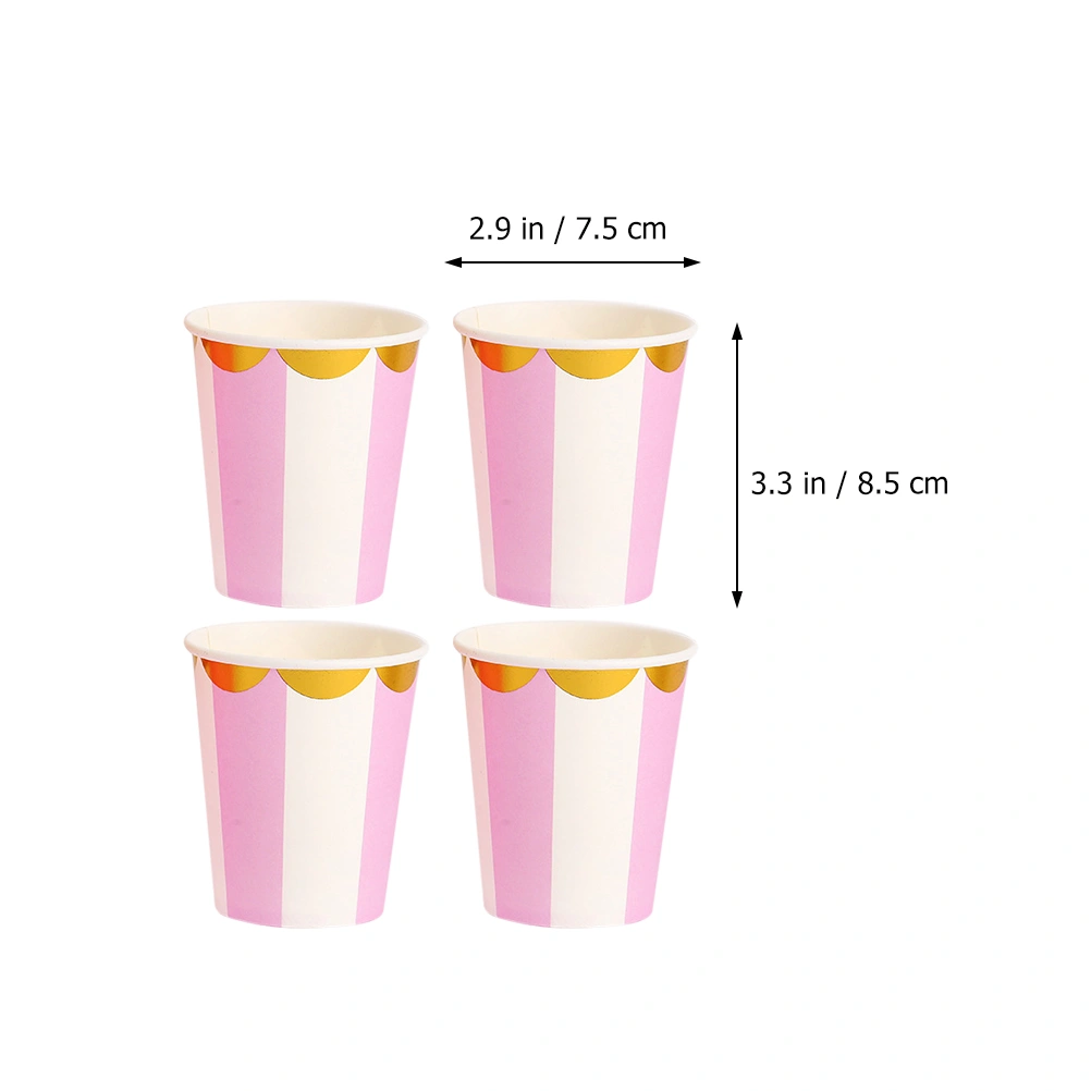 20pcs Disposable Water Cups Professional Mild Paper Cup Durable Paper Cup