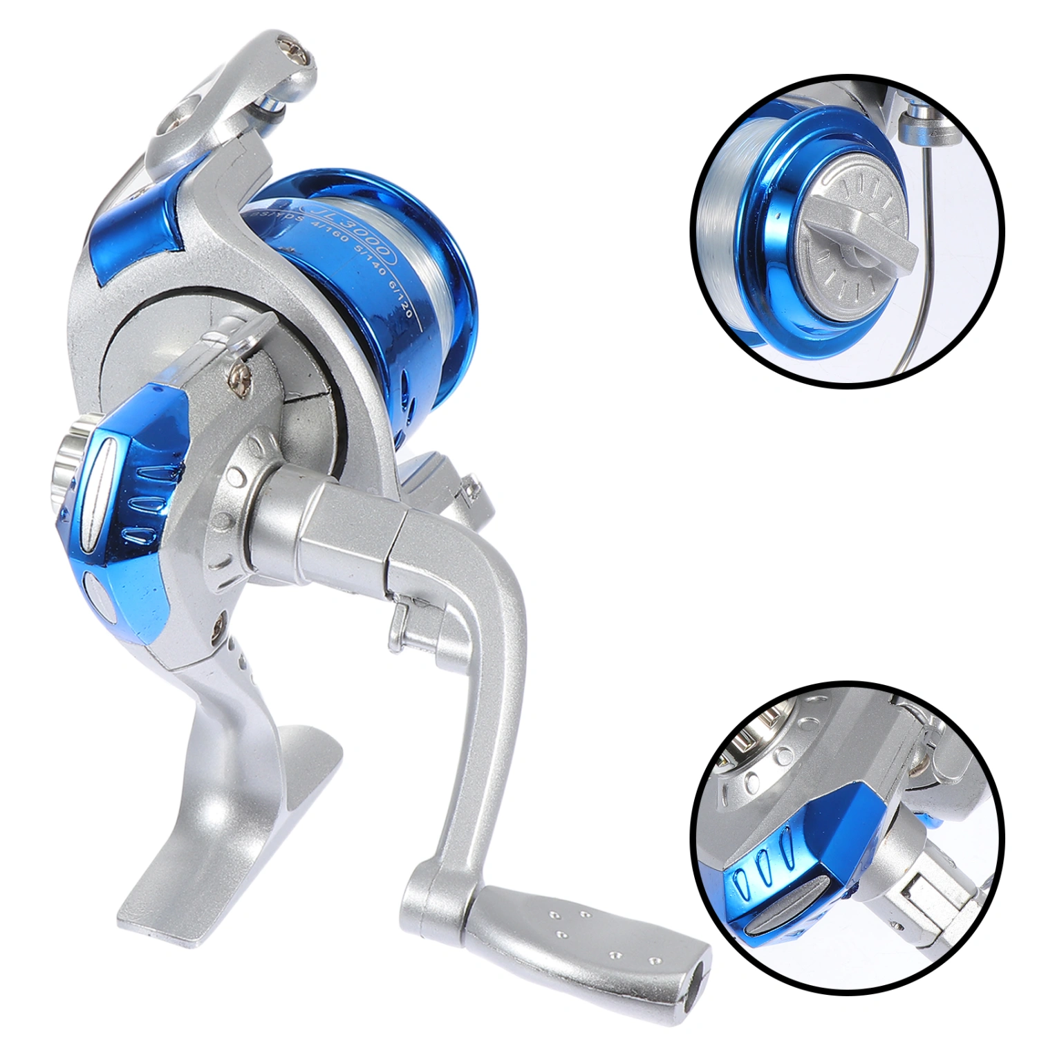 1Pc Zinc Alloy Fishing Reel Bait Casting Reel Fishing Reel Fishing Accessory