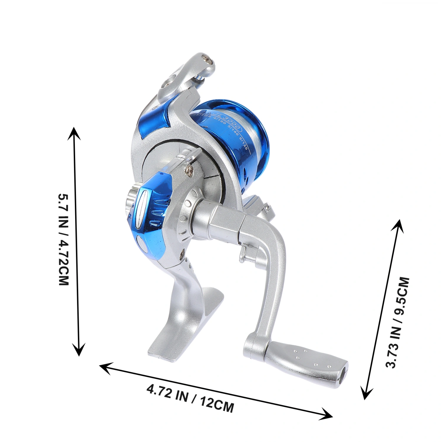 1Pc Zinc Alloy Fishing Reel Bait Casting Reel Fishing Reel Fishing Accessory