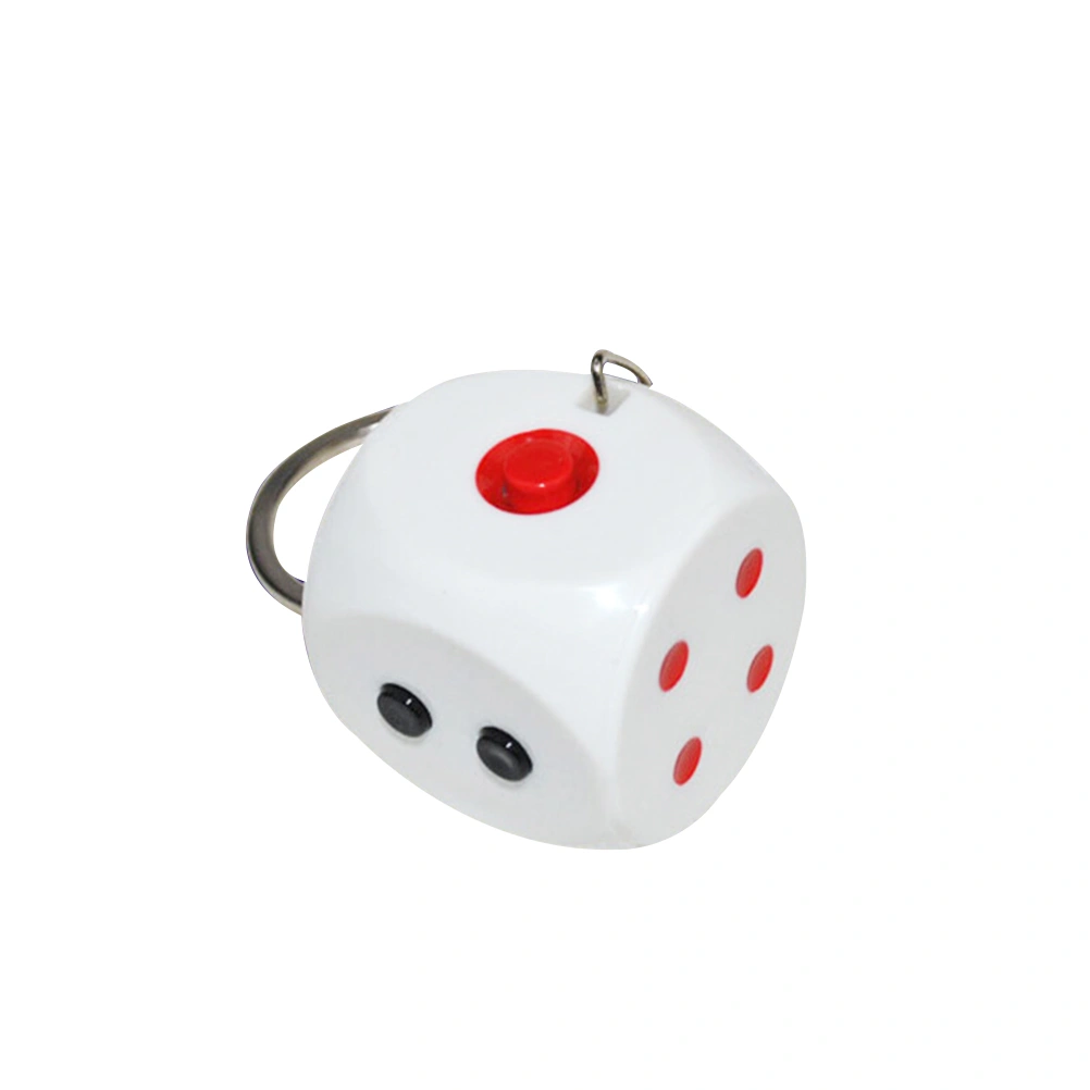 1 Pc Funny Electric Shocking Dice Handshake Key Ring Halloween Party Joke Trick Prank Toy April Fool 's Day Kids Teasing Toy