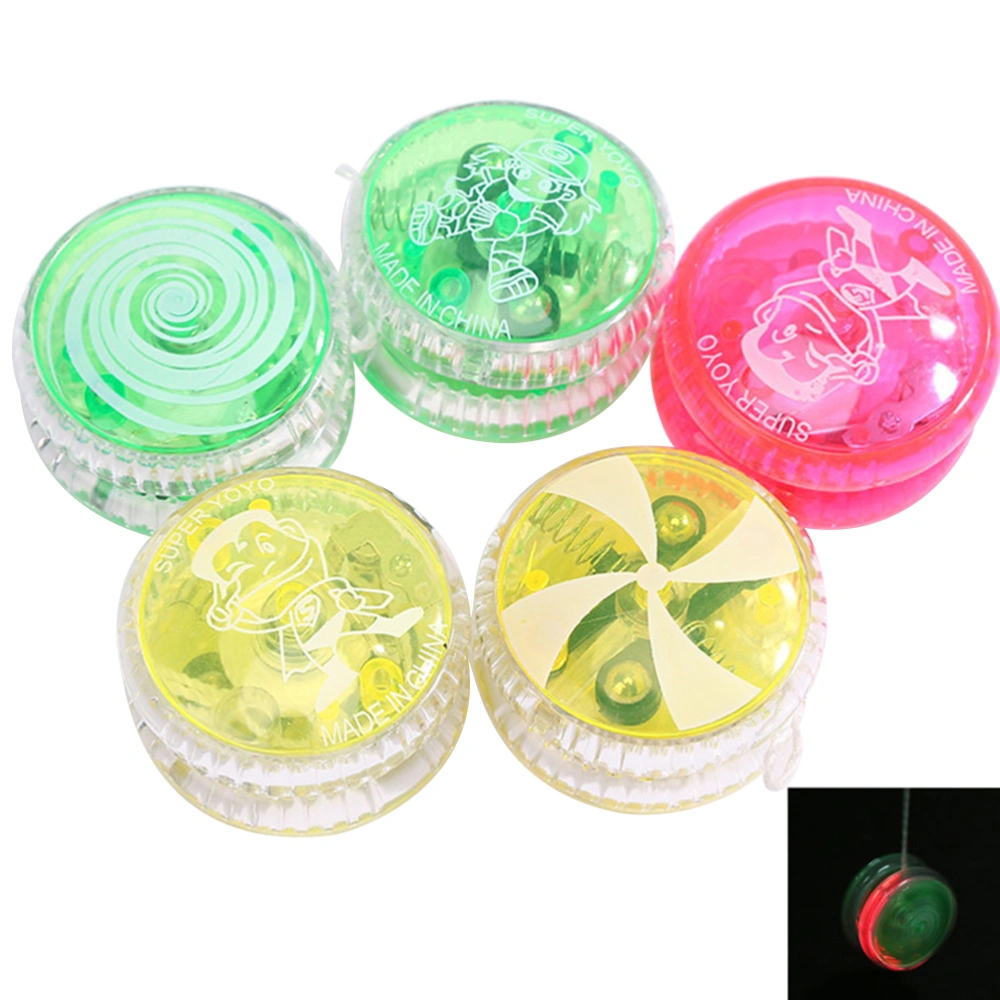 5pcs Luminous Yoyo with String Birthday Party Favors Prizes Giveaways Goody Bag Fillers