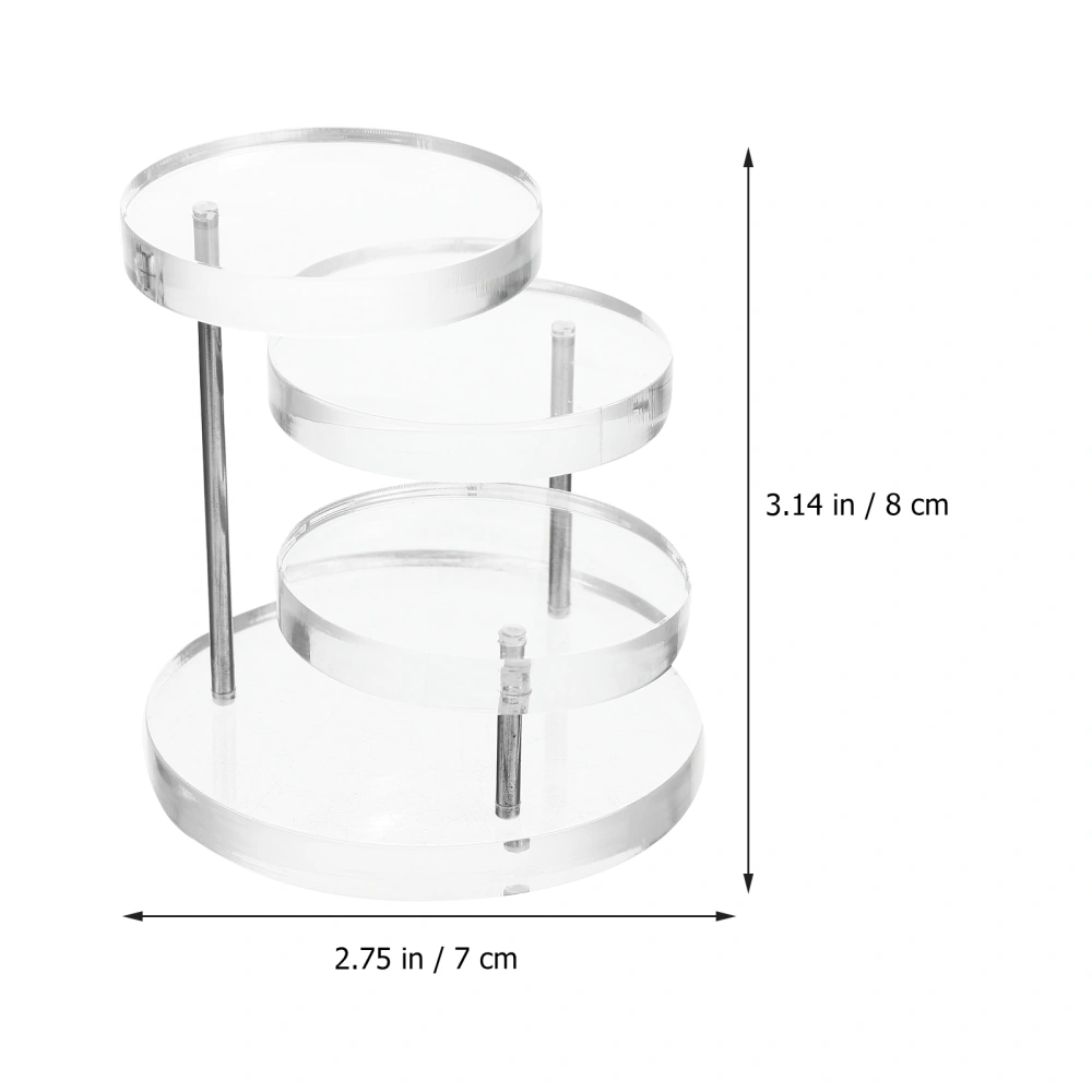 Transparent Trinket Stand Retail Shop Jewelry Rack Acrylic Ornament Holder