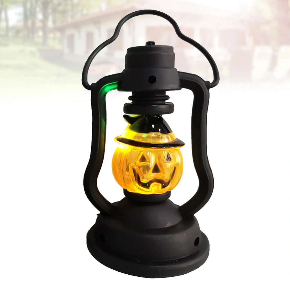 1pc LED Colorful Night Light Pumpkin Lantern Light for Halloween Decorations