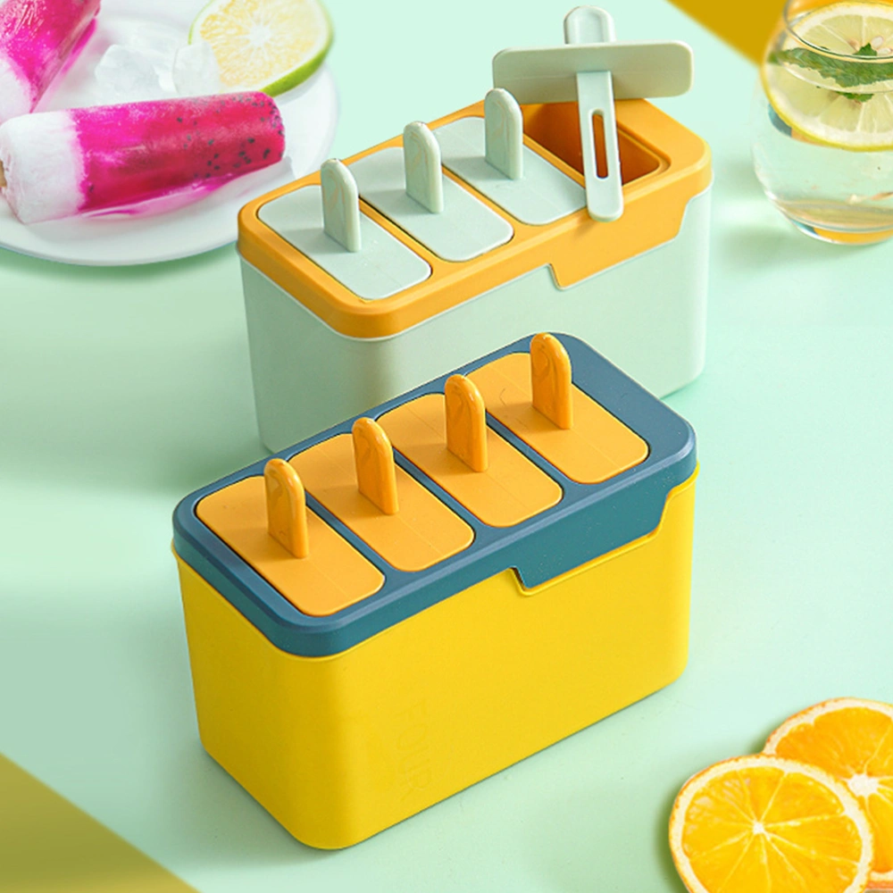 2pcs Plastic Ice Cream Making Molds Ice Cream Makers Popsicles DIY Tools for Home