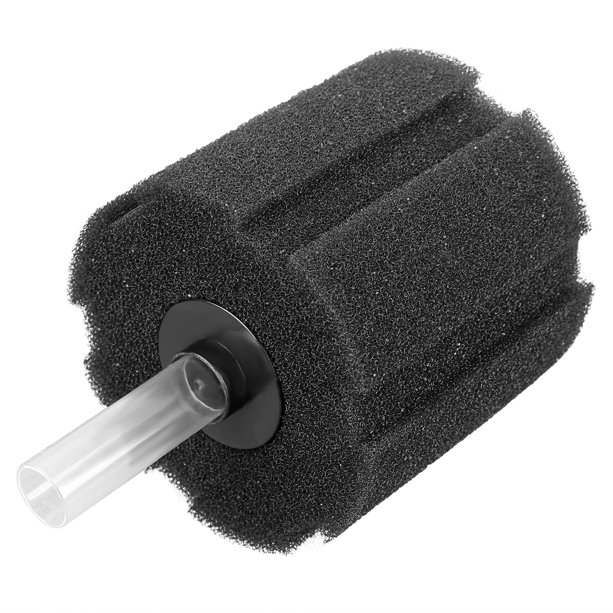 Aquarium Filter Fish Tank Air Pump Skimmer Biochemical Sponge Filter Aquarium Filtration Filter Aquatic Pets Fish Products 290g (Black)