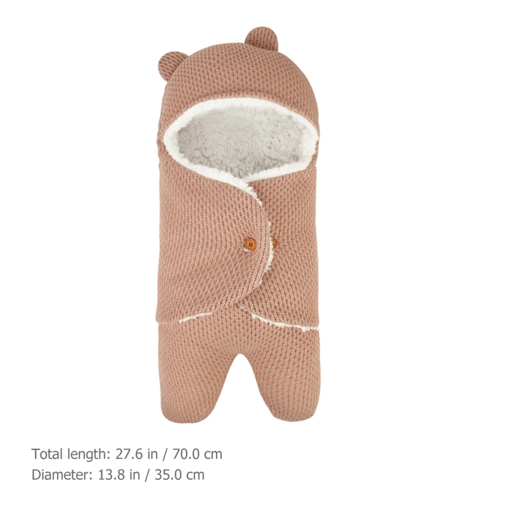 Thicken Infant Sleeping Blanket Baby Winter Wrap Sleeping Sack Newborn Wrap