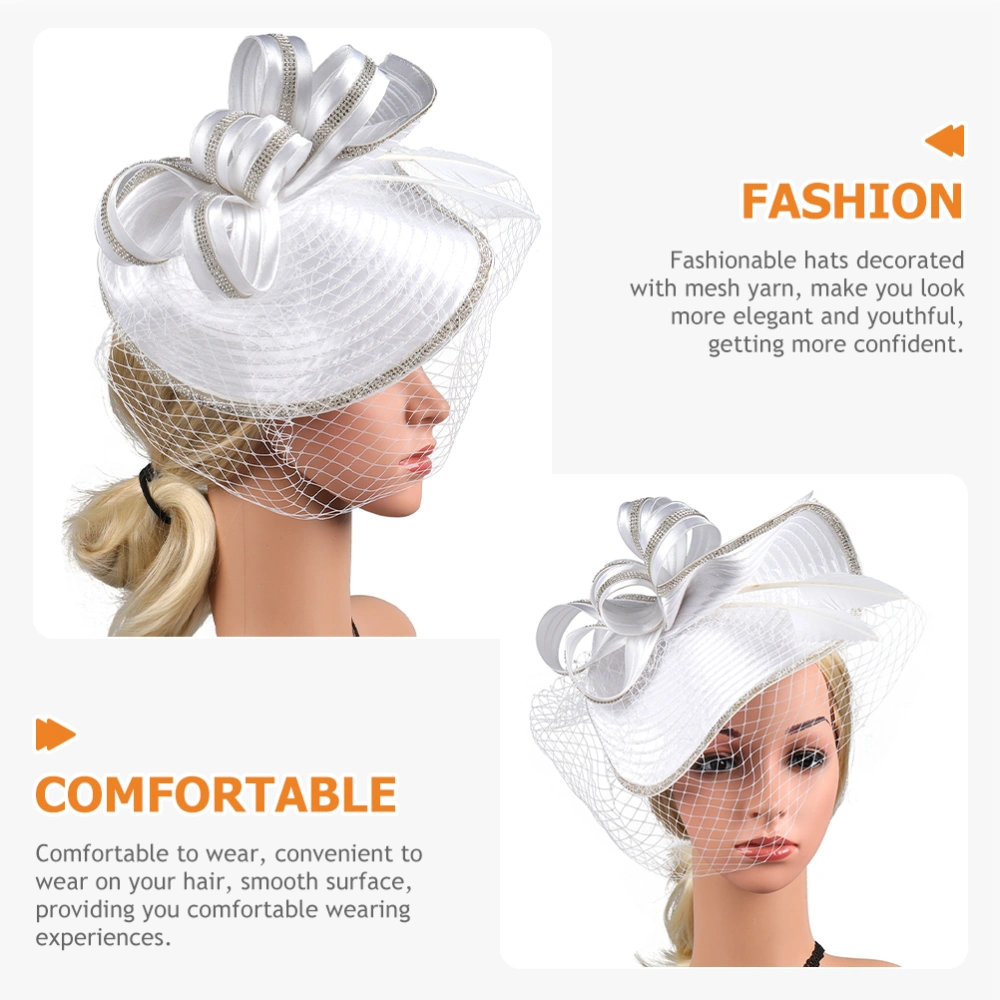 Fascinator Hat Headband Tea Party Hat Charming Hair Piece Hair Styling Headbands