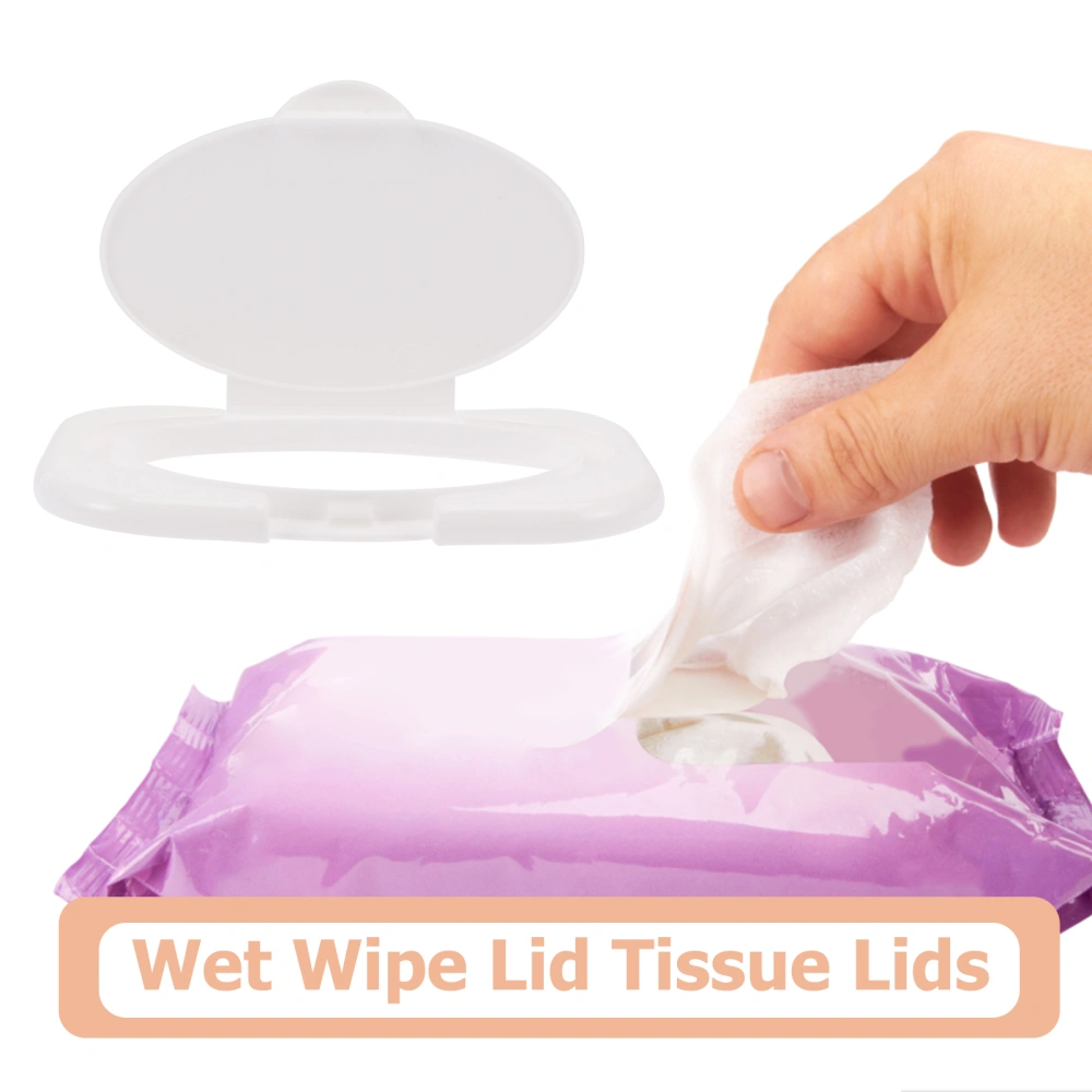 20pcs Wet Wipe Lid Dust-proof Tissues Cover Portable Newborn Tissue Cover