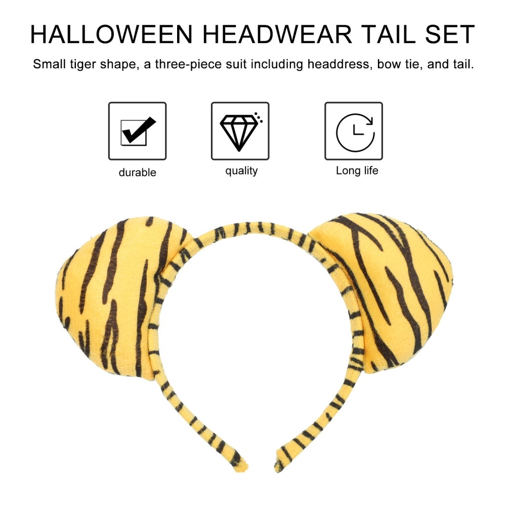 1 Set Tiger Performance Headdress Party Costume Prop Halloween Cosplay Accessories