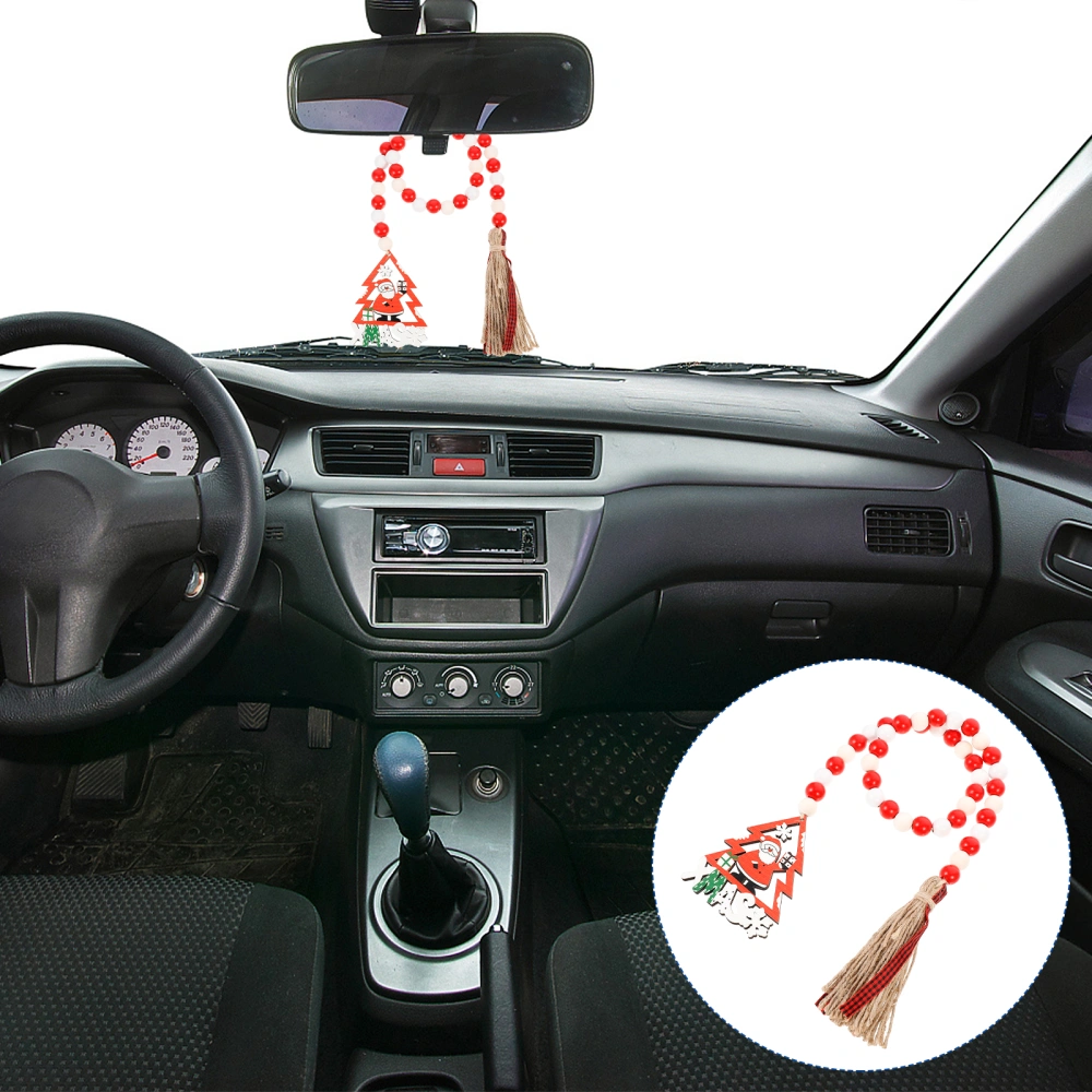 1pc Fashion Car Rearview Mirror Pendant Delicate Car Hanging Tassel Decoration