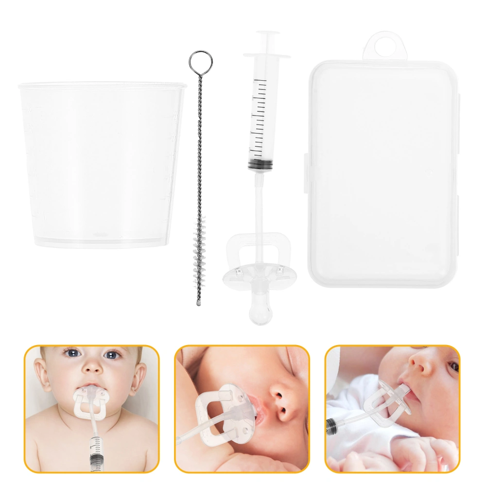 1 Set of Baby Medicine Feeders Infant Liquid Medicine Dispensers Baby Liquid Feeding Pacifiers