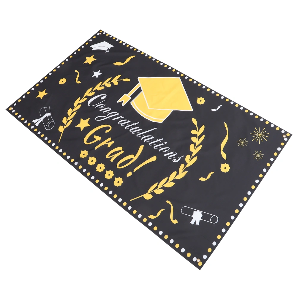 Outdoor Graduation Banner Background Backdrop Cloth Graduation Party Favors